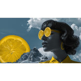 Wall Art Canvas - Surrealism Citrus Woman