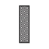 Aluminum Decorative Screen - Maze 180cm x 50cm