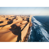 Wall Art Canvas - Where Namib desert and the Atlantic Ocean meets