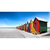 Canvas wall art - Bathing cabins