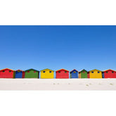 Canvas Wall Art - Muizenberg Beach Huts