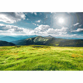 Wall Art Canvas -Grassy Mountain Valley