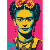 Wall Art Canvas - Popart Fabulous Frida