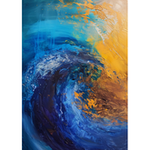 Wall Art Canvas - Abstract Wave