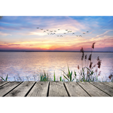 Canvas Wall Art - El Lago De Las Nubes De Colores
