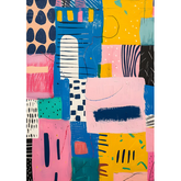 Wall Art Canvas - Abstract swatches