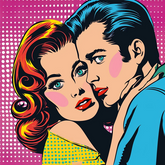 Wall Art Canvas - Popart Just Us