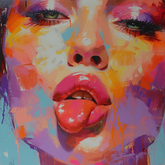Wall Art Canvas - Abstract Me Myself and I