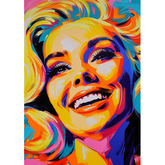 Wall Art Canvas - Popart Blonde Bombshell
