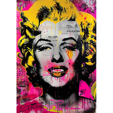 Wall Art Canvas - Popart Forever Marilyn