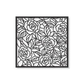 Aluminum Decorative Screen - Roses