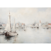 Wall Art Canvas - Boat on the lake