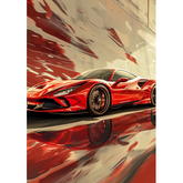 Wall Art Canvas - Fast Car