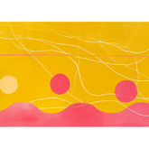 Wall Art Canvas - Abstract Landscape Rolling Hills
