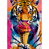 Wall Art Canvas - Exotic Ice-cream