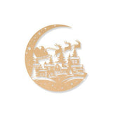 MDF Decorative Wall Art - Santa's Sleigh