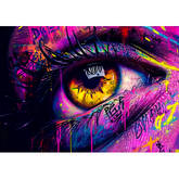 Wall Art Canvas - Eye Paint