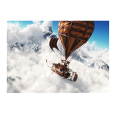 Wall Art Canvas - Steampunk Concept Balloon Airship