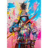 Wall Art Canvas - Street Art Warrior