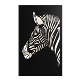 Aluminium Decorative Screen - Zebra Side View