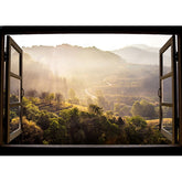 Wall Art Canvas - View from Window