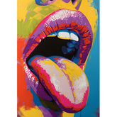 Wall Art Canvas - Stick your tongue out
