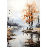 Wall Art Canvas - Autumn stream