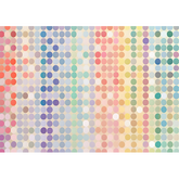 Wall Art Canvas - Abstract Pastel Round Colours