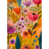 Wall Art Canvas - Abstract Flowers