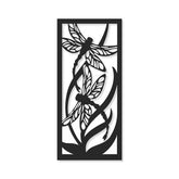 Aluminium Decorative Screen - Dragonflies 145cm x 64.3cm