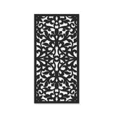 Aluminum Decorative Screen - Geometric Vines 145 x 63 cm