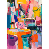 Wall Art Canvas - Abstract Restaurant