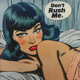 Wall Art Canvas - Popart Don't Rush Me