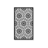 Aluminum Decorative Screen - Geometric Fractal Pattern - 145 L x 86 W cm