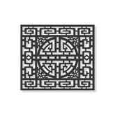 Aluminum Decorative Screen - Geometric Pattern Rectangle