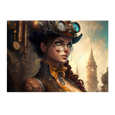 Wall Art Canvas - Steampunk Portrait of a Woman