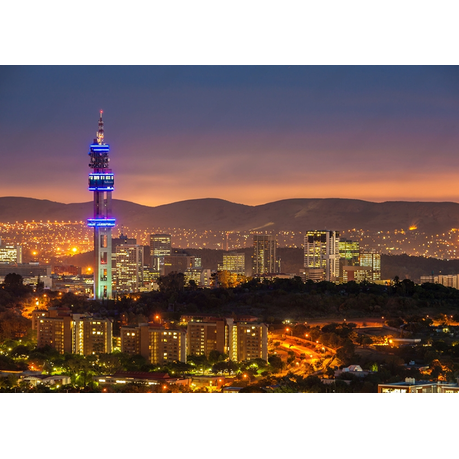 Wall Art Canvas - Pretoria South Africa as viewed from Klapperkop Hill
