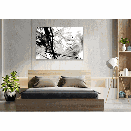 Wall Art Canvas - Abstract Ink Paint Vector Background