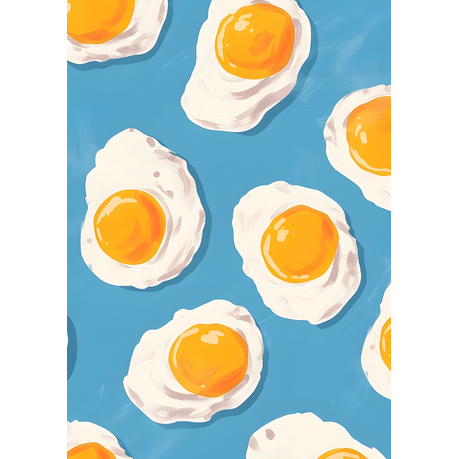 Wall Art Canvas - Pop Art Eggs