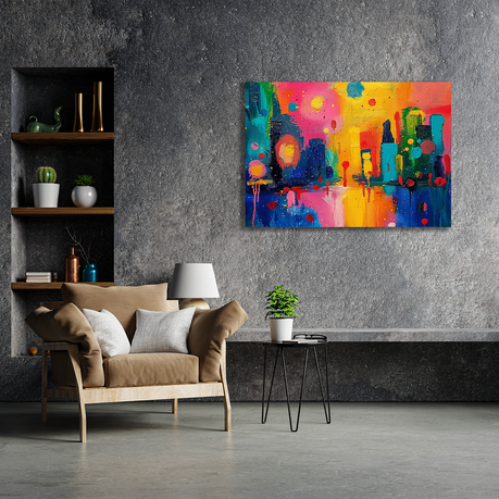 Wall Art Canvas - Abstract Landscape