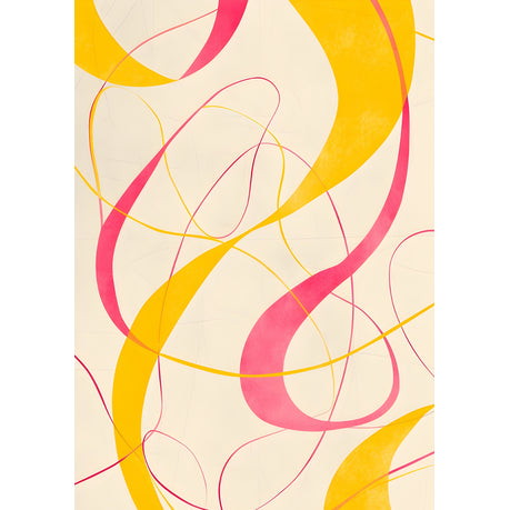Wall Art Canvas - Abstract Ribbons