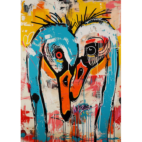 Wall Art Canvas - Swans