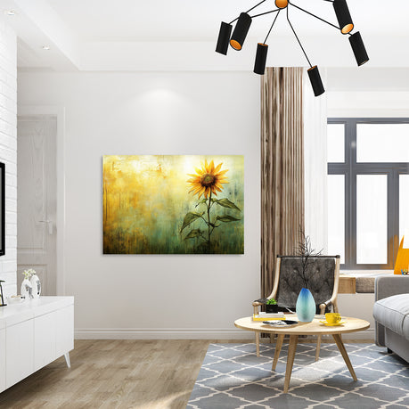 Wall Art Canvas - Sunflower In Bloom