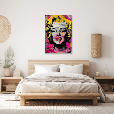 Wall Art Canvas - Popart Forever Marilyn