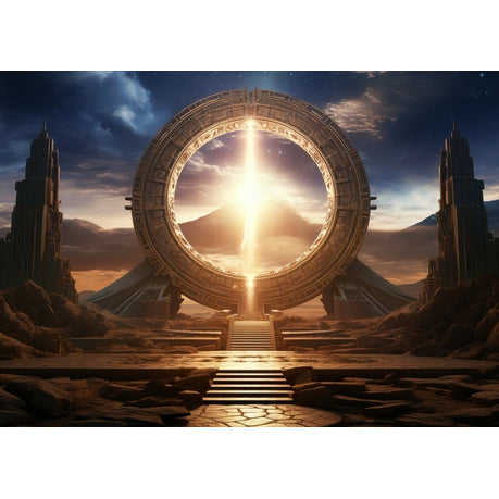 Wall Art Canvas - Stargate AI Generated