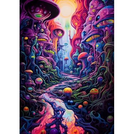 Wall Art Canvas - Alien landscape