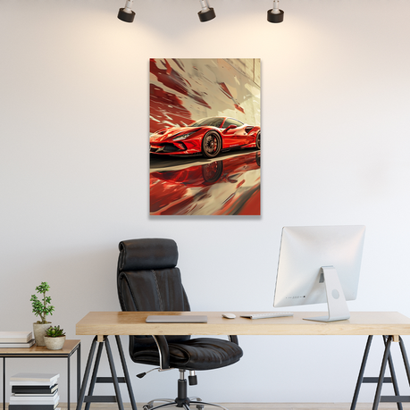 Wall Art Canvas - Fast Car