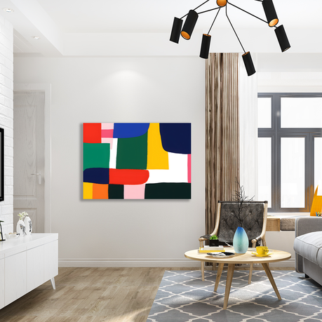 Wall Art Canvas - Abstract Paint Strokes
