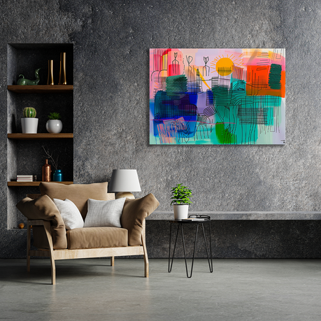 Wall Art Canvas - Abstract Landscape