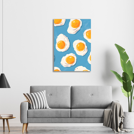 Wall Art Canvas - Pop Art Eggs